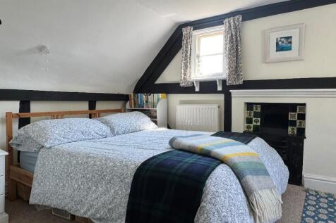 Bedroom 2 with original fireplace