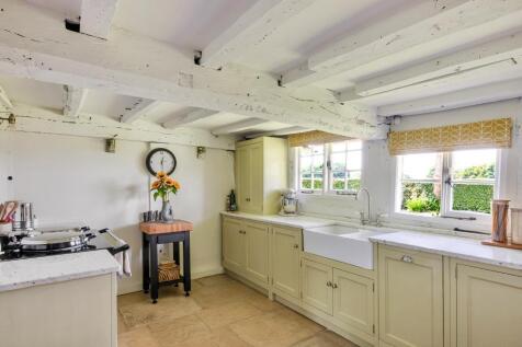 Country kitchen with lovely views