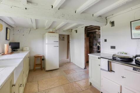 Kitchen with Rayburn range cooker