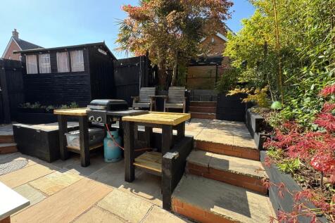 Sunny west facing garden