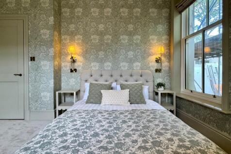 Bedrooms with garden views