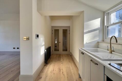 Wide internal hallway