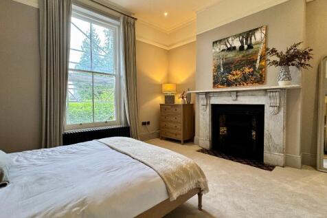 Bedrooms with garden views