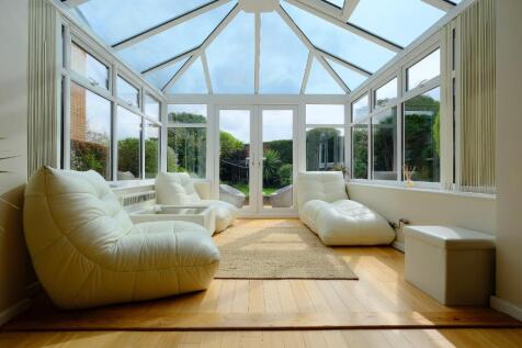 Sun-filled conservatory