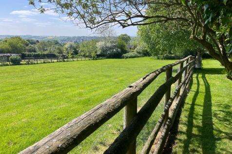 Paddock and views over Bromyard
