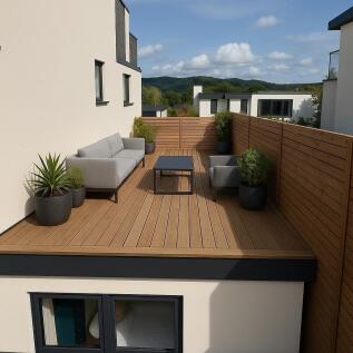 CGI of the terrace