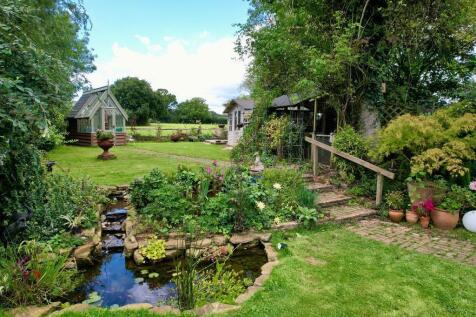 Enchanting garden and field views