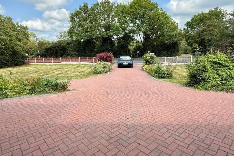 New block paved driveway