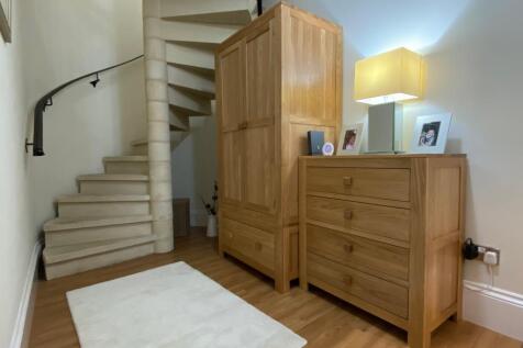 Hall with elegant stone stairs