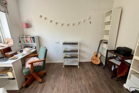 Home office on garden level