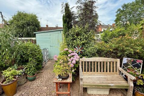 Rear garden and handy shed