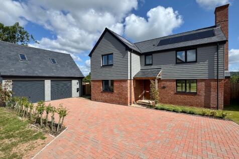 Main house with detached garage