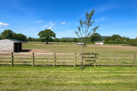 Rear lawn with countryside views