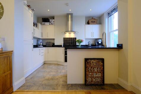 Kitchen with views