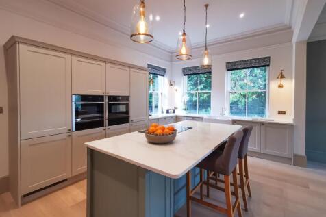 Bespoke kitchens throughout