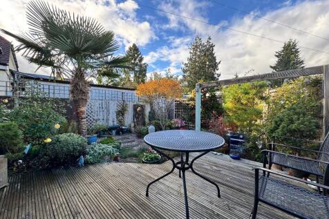 Raised deck with seating