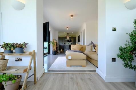 Living area/kitchen (from garden room)