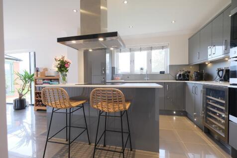 Luxury kitchen with views