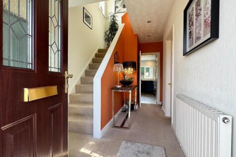 Front door and entrance hall