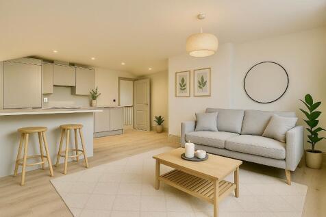 Open plan kitchen/living area