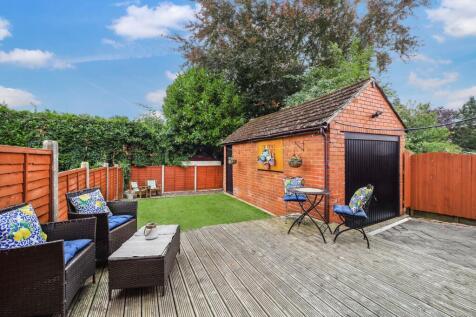 Rear Garden with Detached Garage
