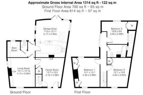 Floor plan - not to scale