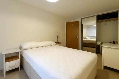 Principal bedroom with built-in wardrobe