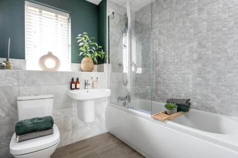 A family bathroom completes the home