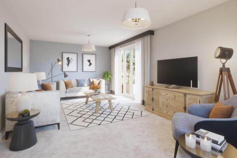 The lounge features double doors leading to the garden, perfect in the summer months