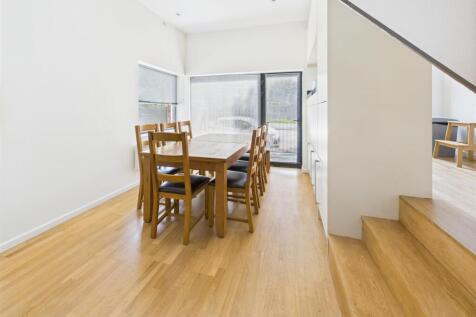 Living Dining Area Stairs To Kitchen