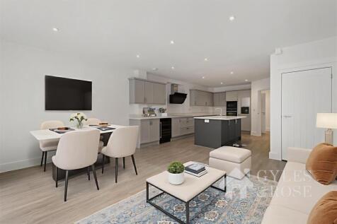 Kitchen/Living/Dining Room Virtually Staged