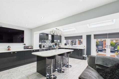 Open Plan Kitchen Dining And Family Room