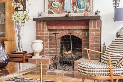 Dining Room Open Fireplace