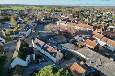 Aerial Shot overlooking Market Square