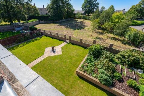 Overview of rear gardens/wild flower ...