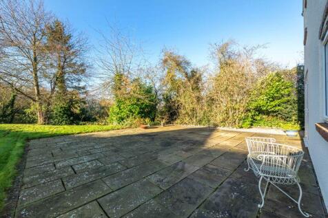 Rear patio area