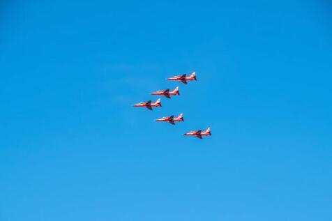 Local based Red Arrows on practice