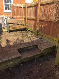 Rear garden/paving