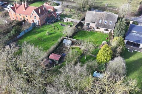 Overhead view of rear