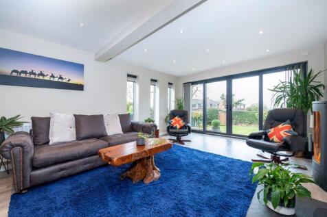 Family room open to dining area