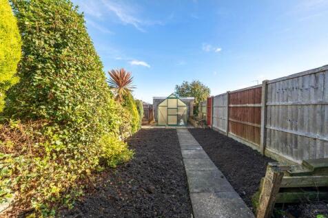 Rear garden vegetable plot