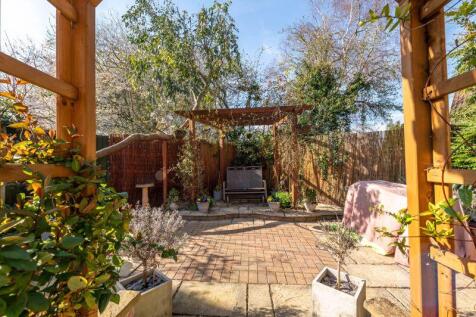 Delightful covered walkway
