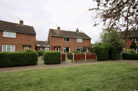 Front view from communal green