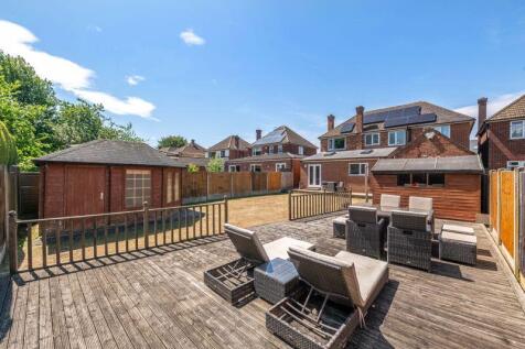 Decked seating area