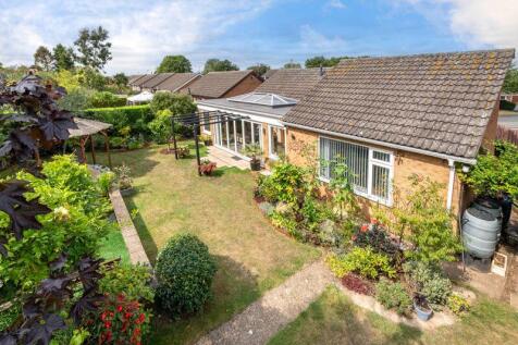 Elevated rear garden