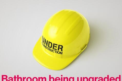 Bathroom being up...