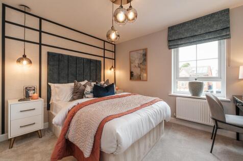Interior view of the main bedroom in our 3 bed Moresby home