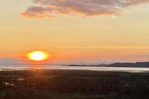 sunset from house