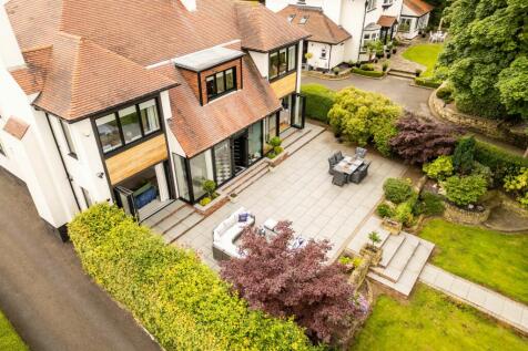 Aerial view of front terrace