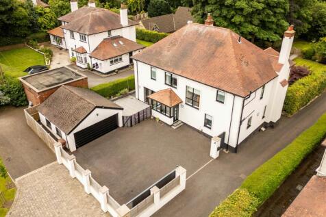 Aerial view of rear